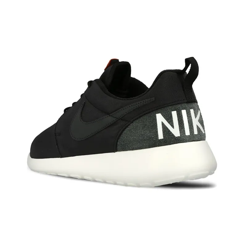 Nike Roshe One Cushioning Anti Slip And Wear Resistant Low Top Running Shoes Men's Black-3