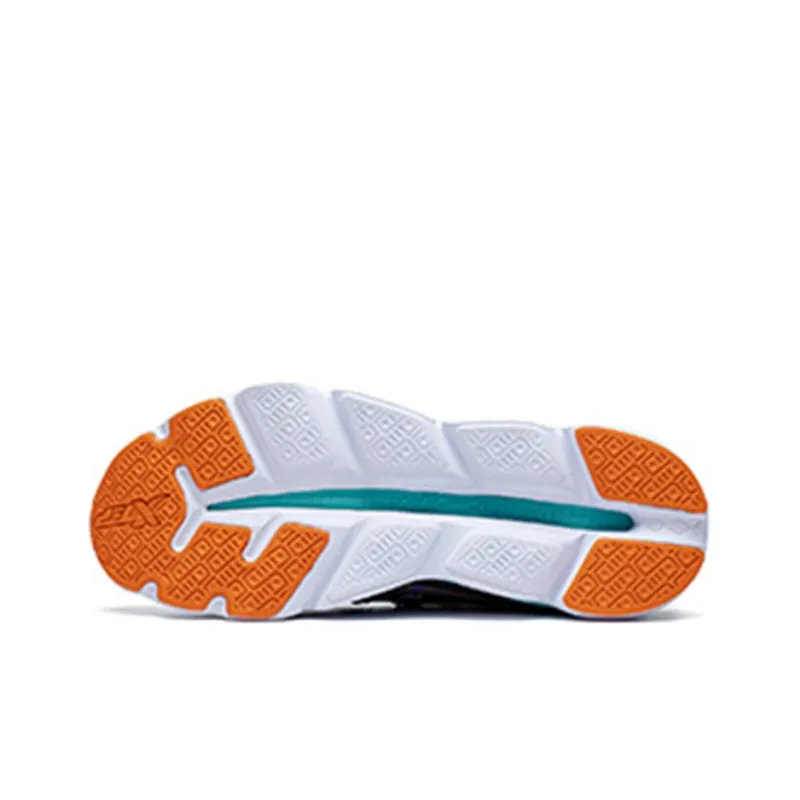 XTEP Cushioning Anti-Slip Wear-Resistant Breathability Low-Top Running Shoes Men's Green Orange Black RotPRO-3