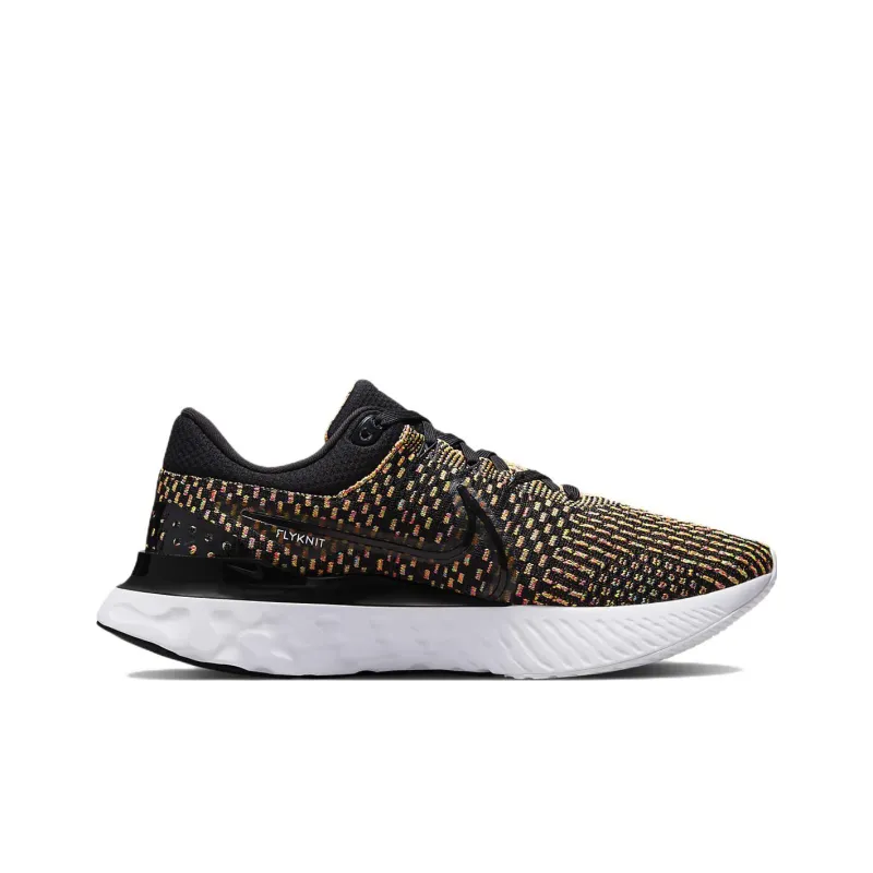 Nike React Infinity Run Flyknit 3 Black Blue Glow Pink Prime-1