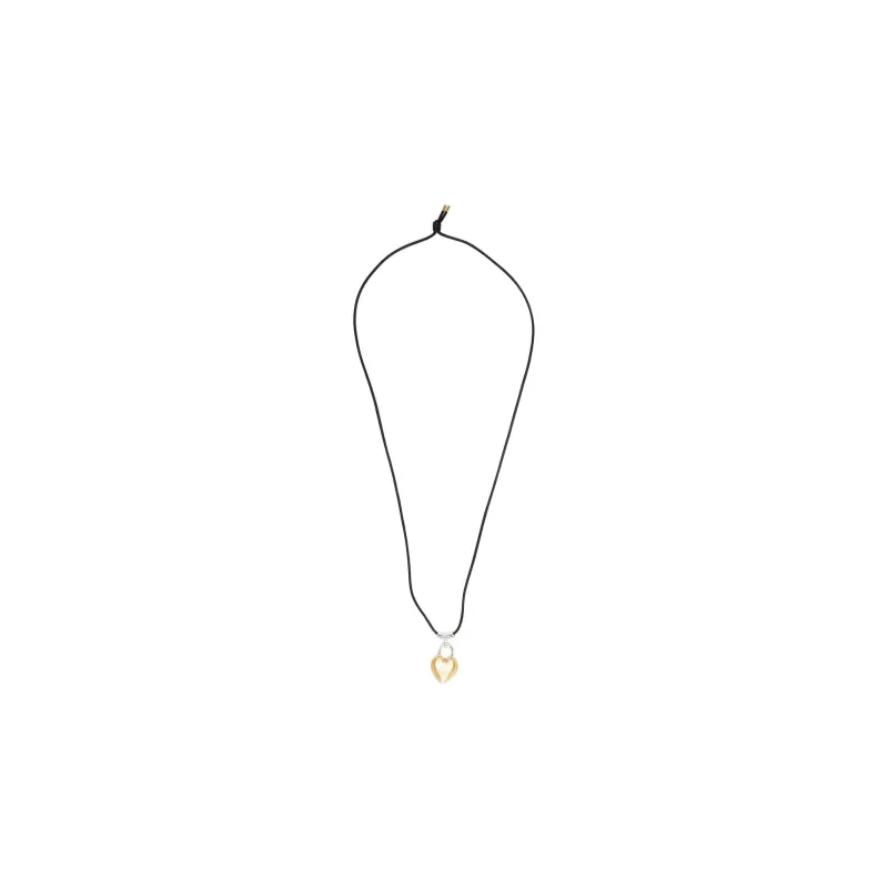 AMBUSH Heart Padlock Necklace-4