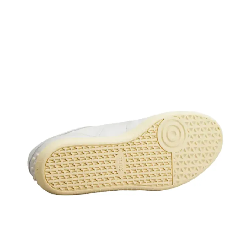 TOD'S Tabs Stylish Skateboarding Shoes Men's White-4
