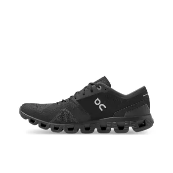 On Running Cloud X Black Asphalt Grey
