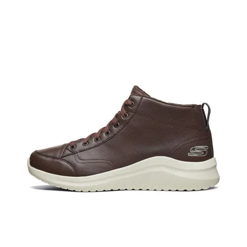 Skechers Ultra Flex 2.0 Casual Shoes Men Mid-Top Chocolate