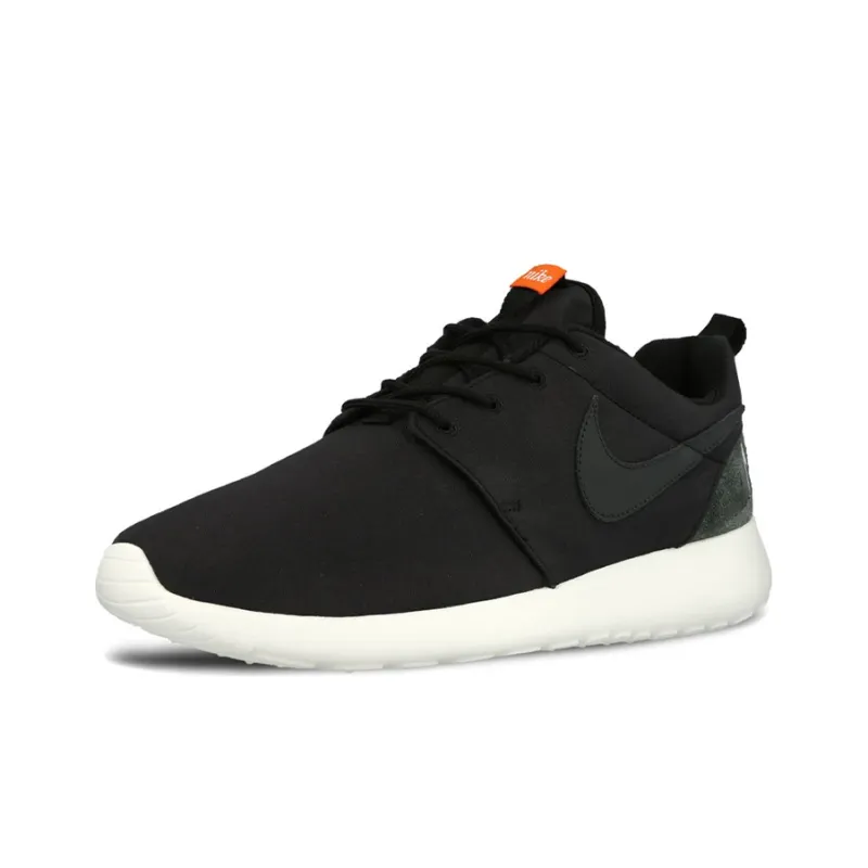 Nike Roshe One Cushioning Anti Slip And Wear Resistant Low Top Running Shoes Men's Black-2
