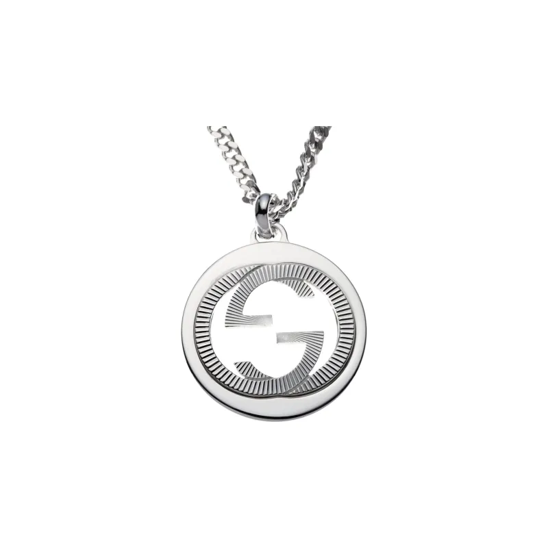 GUCCI 925 Sterling Silver Necklaces Unisex Silver-0