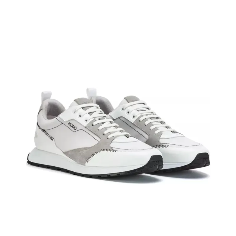 HUGO BOSS Wear-Resistant Coverage Low-Top Casual Shoes Men's White-2