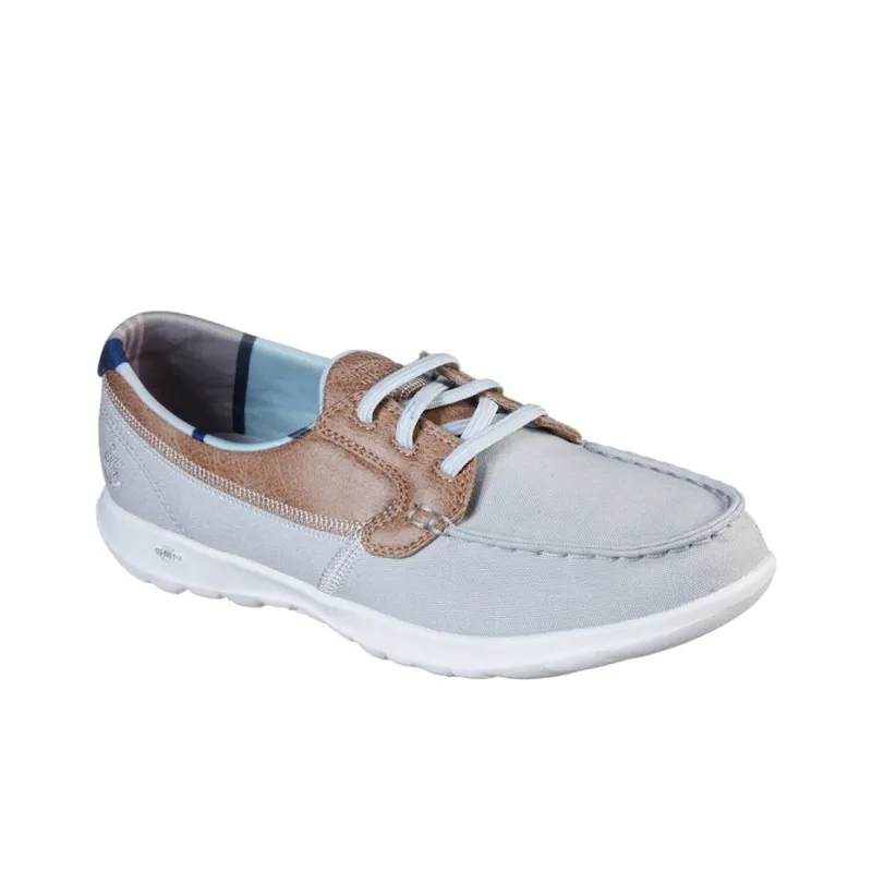 Skechers GO WALK Lite Casual Shoes Women's Low-Top Gray/Brown-2