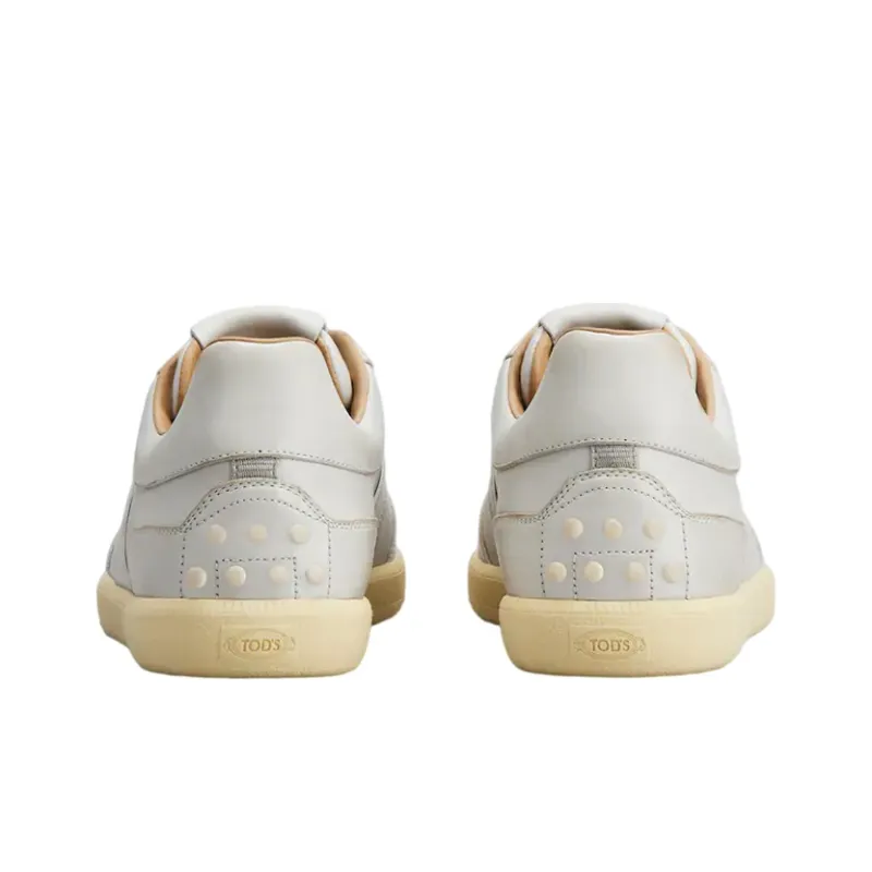 TOD'S Tabs Stylish Skateboarding Shoes Men's White-1