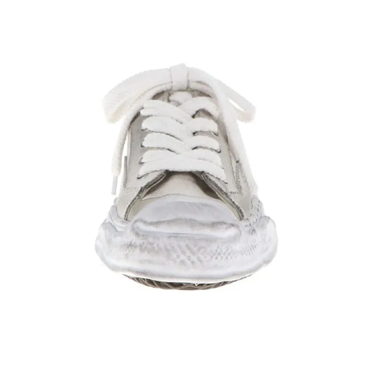 MIHARA YASUHIRO Hank Dissolve Shoes Low Top Stylish Skateboarding Shoes Men's White Vintage Version-3