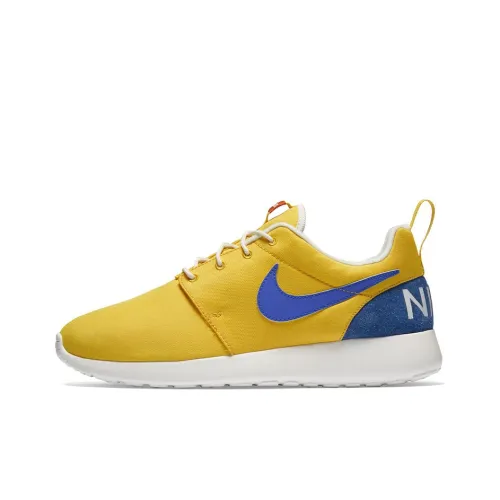 Nike Roshe One Running Shoes Men Low-Top Yellow/Blue