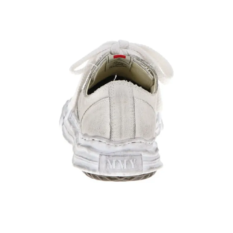 MIHARA YASUHIRO Hank Dissolve Shoes Low Top Stylish Skateboarding Shoes Men's White Vintage Version-5