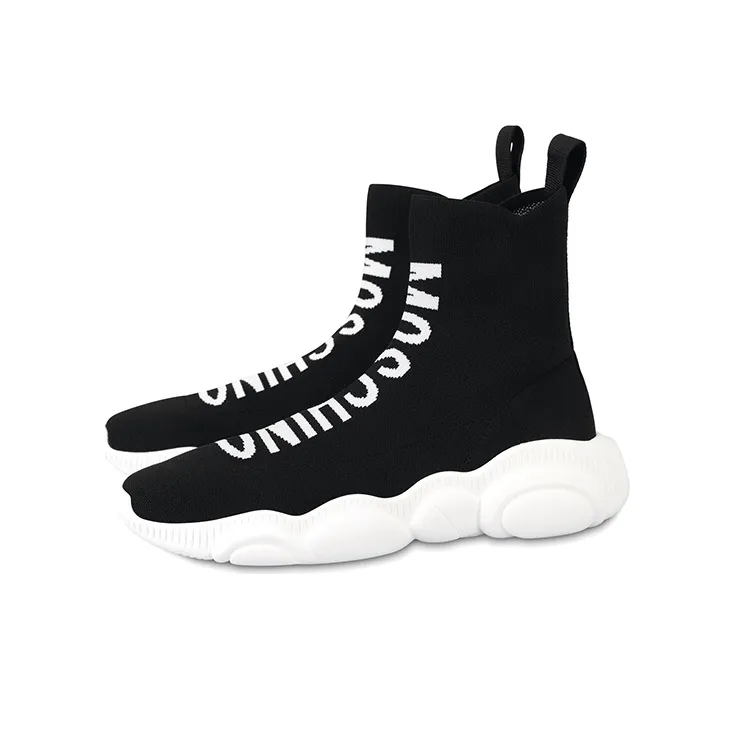 MOSCHINO Logo-print Sock Sneakers-2