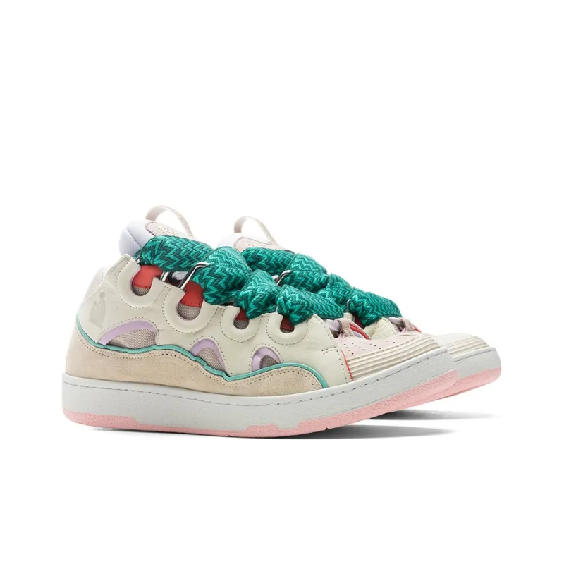 Lanvin Curb Sneaker Beige Pink-1