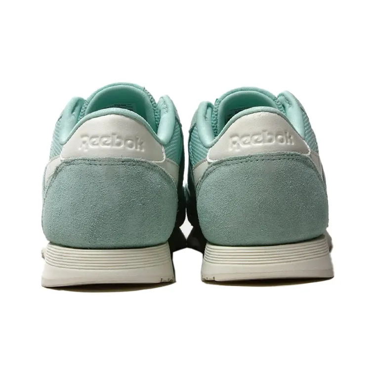 Reebok Classic Nylon Running Shoes Women's Low-Top Mint Green-3