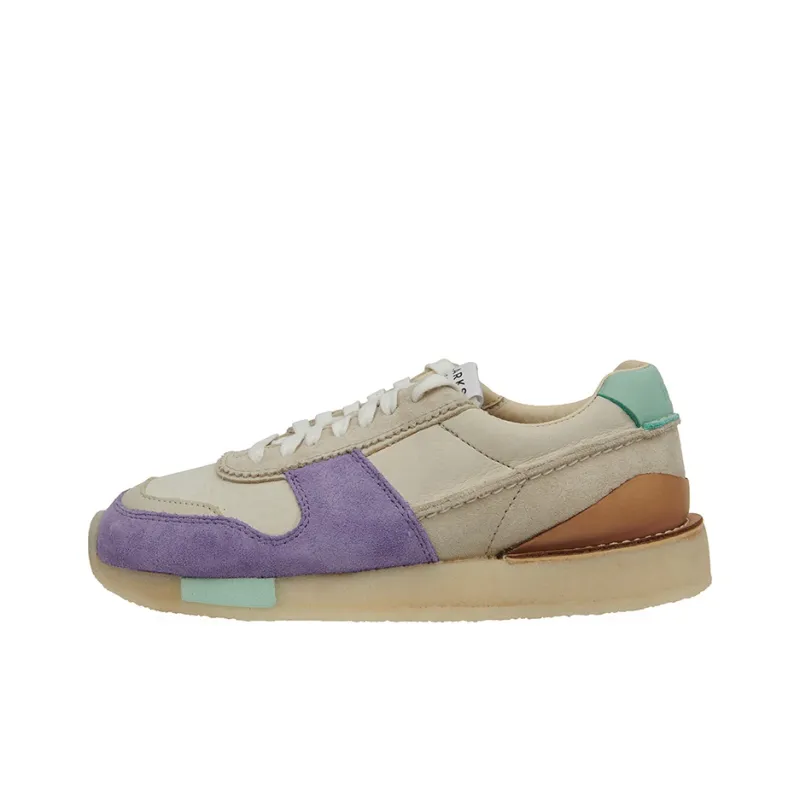 Clarks Originals Low Top Running Shoes Women's Purple Gray-0