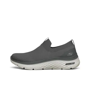Skechers Go Walk Hyper Burst Cushioned Slip Resistant Abrasion Resistant Low Top Casual Shoes Men's Gray