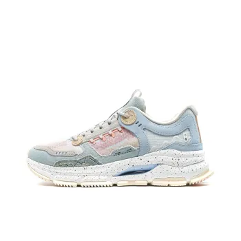XTEP Shanhai Collection Tea Horse And Qiang Rhythm Sports Casual Shoes Men's Gray Blue