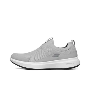 Skechers Go Walk Steady Cushioning Anti-Slip And Wear-Resistant Low-Top Casual Shoes Gray