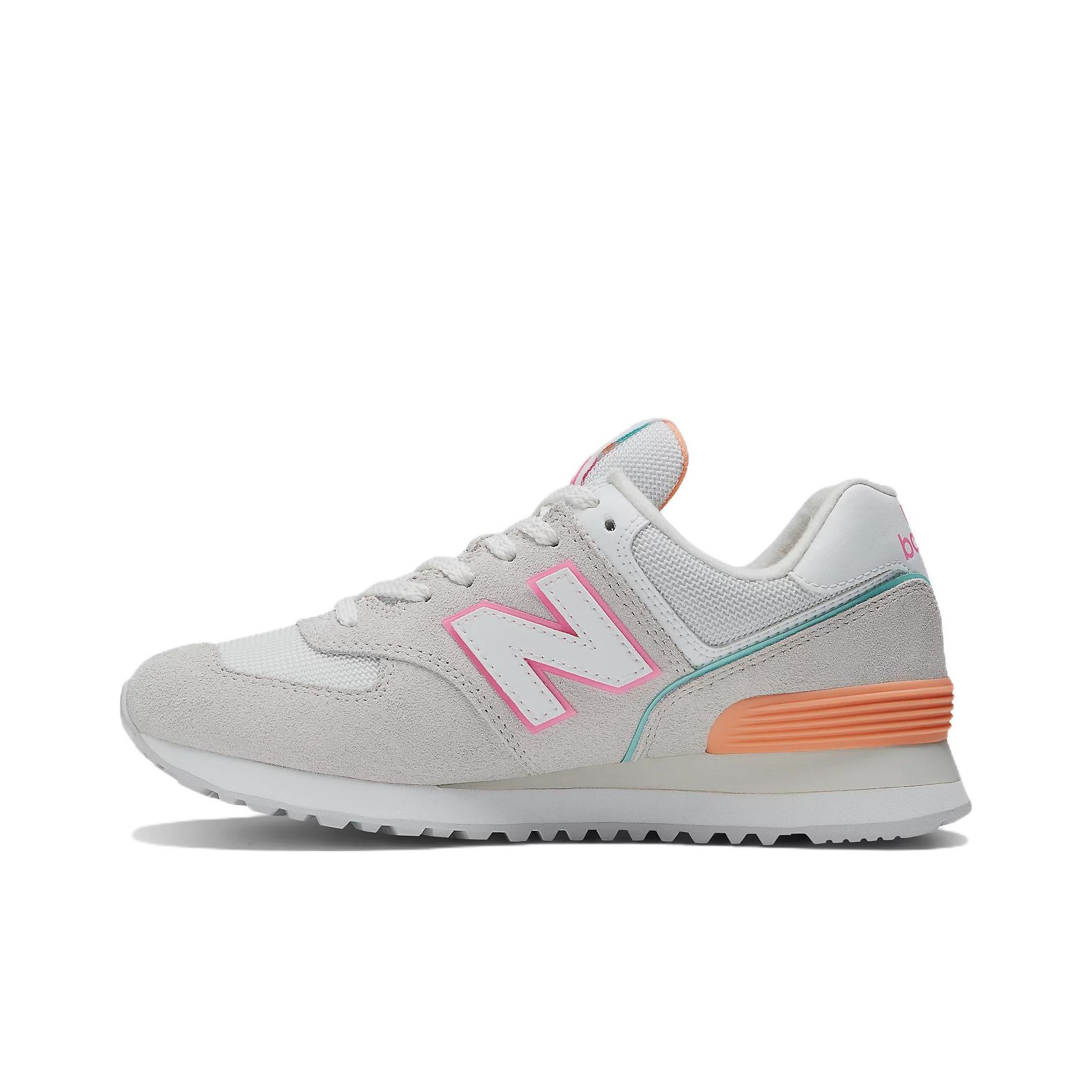 New top balance 574 in taupe/peach