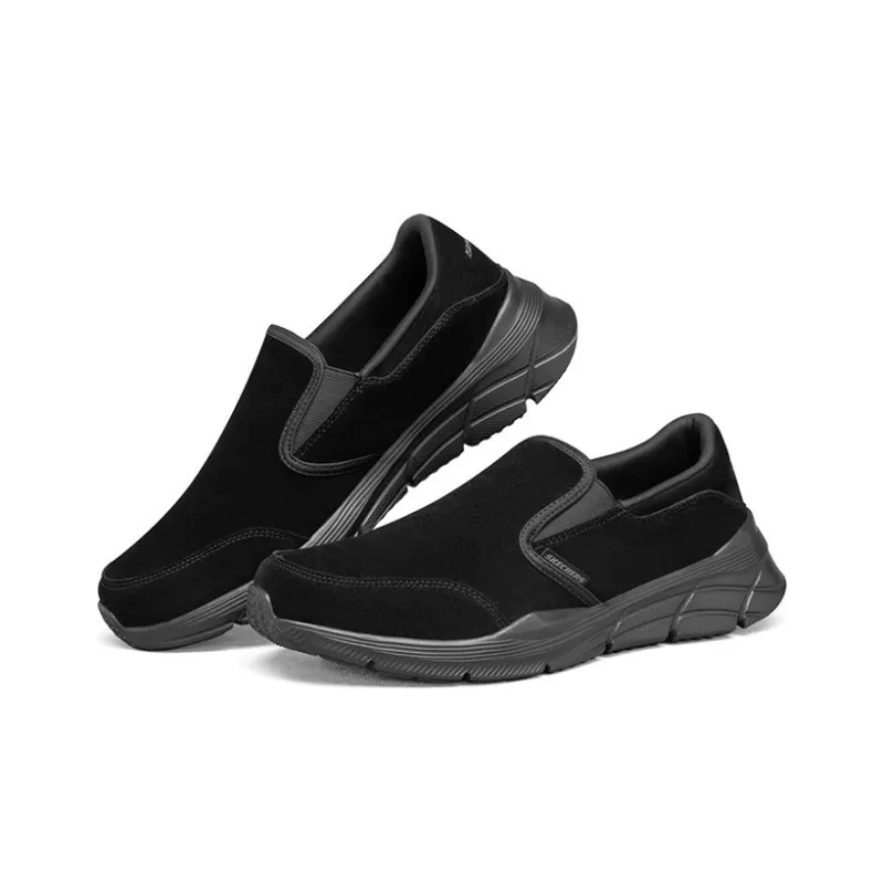 Skechers Equalizer 4.0 Cushioning Anti-Slip And Wear-Resistant Low-Top Casual Shoes Men's Black-2