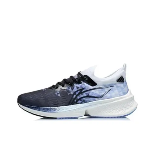 LINING Feidian Discovery Running Shoes Men Low-Top Black/Blue