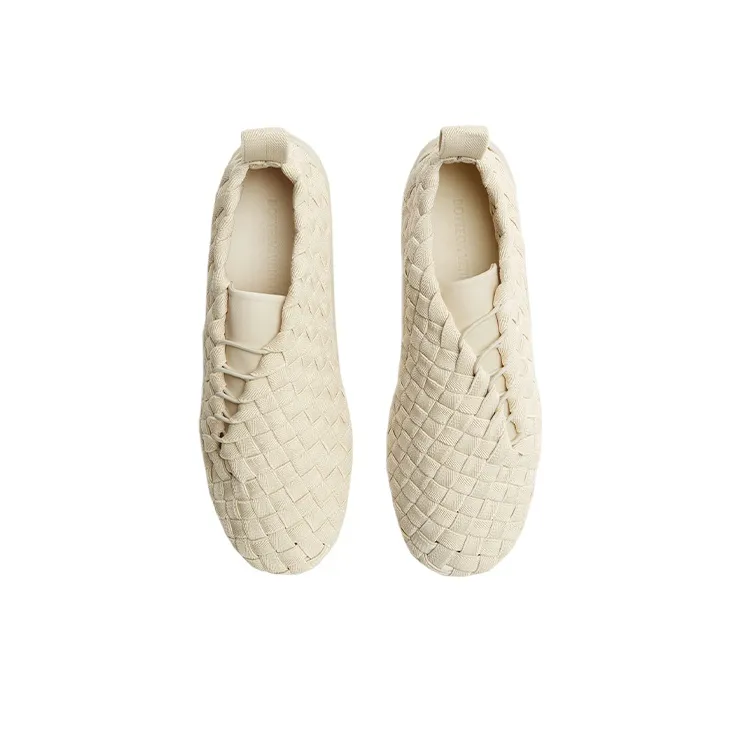 Bottega Veneta Plat Low Top Casual Shoes Men's Sea Salt Color-3