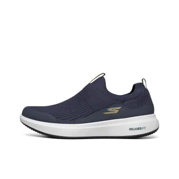 Skechers Go Walk Steady Cushioning Anti-Slip And Wear-Resistant Low-Top Sports Casual Shoes Men's Blue