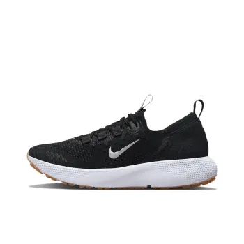 Nike React Escape Run Flyknit 'Black White' Women's