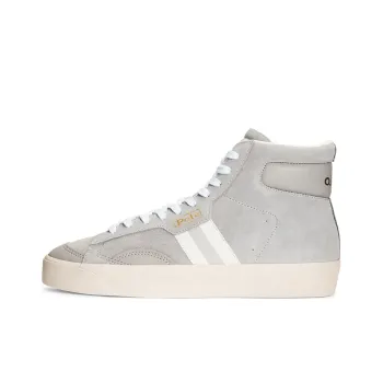 Polo Ralph Lauren Gervin Mid-Top Skateboard Shoes Men's Gray