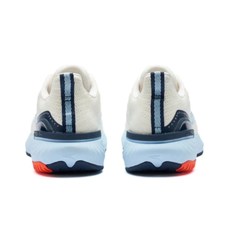 361° E-Strengthening Lightweight Cushioning Low-Top Running Shoes Men's White Blue-3
