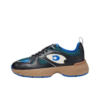 COACH Tech Cushioning Wear-Resistant Low-Top Sports Casual Shoes Men's Blue