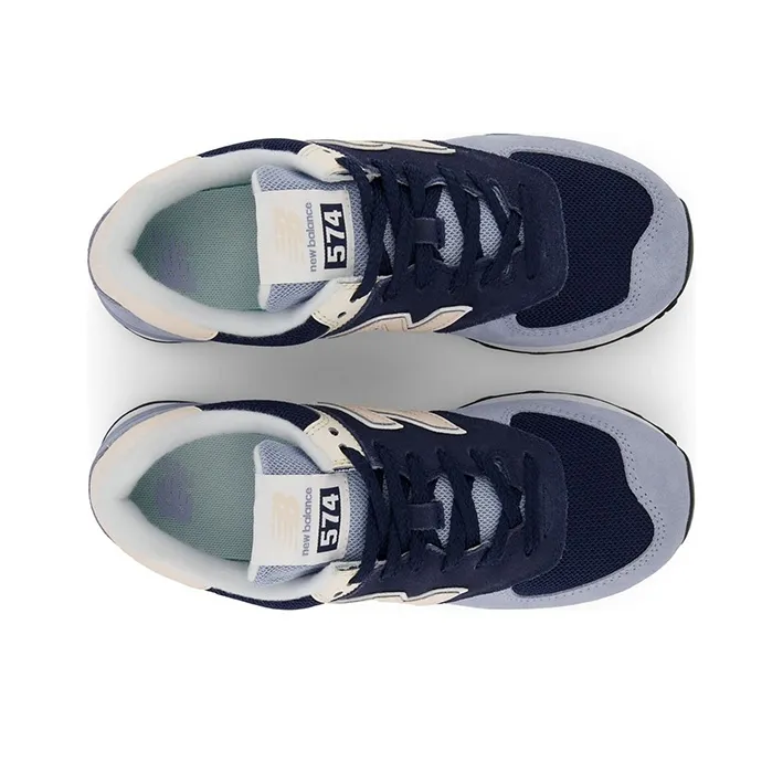 New Balance 574v2 Light Blue Navy Women's-2