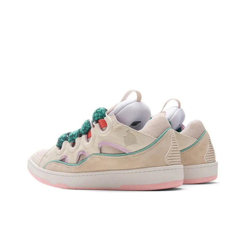 Lanvin Curb Sneaker Beige Pink-2