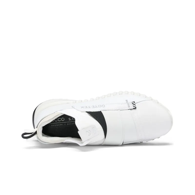 Ecco Cool Flying Cushioned Wear Resistant Coverage High Top Casual Shoes Women's White-3