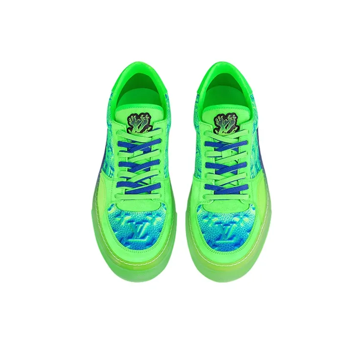 LOUIS VUITTON Ollie Richelieu Green-2