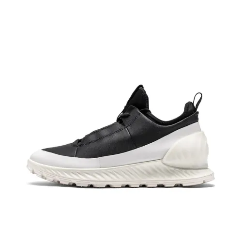 Ecco Breakthrough Casual Shoes Men Low-Top Black/White