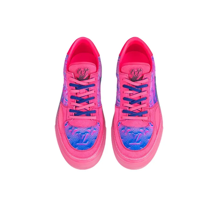 LOUIS VUITTON Ollie Richelieu Sneakers 'Pink'-2