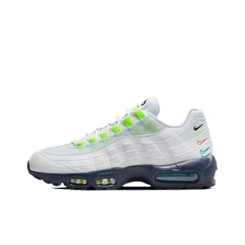 Nike Air Max 95 White Volt Football Grey 3D Multi Swoosh