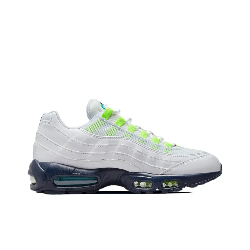 Nike Air Max 95 White Volt Football Grey 3D Multi Swoosh-1