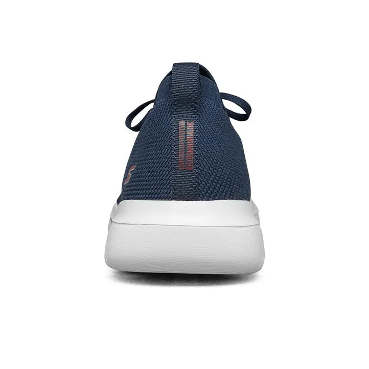 Skechers Go Walk Evolution Ultra Cushioning Anti Slip And Wear Resistant Low Top Casual Shoes Men's Blue-3