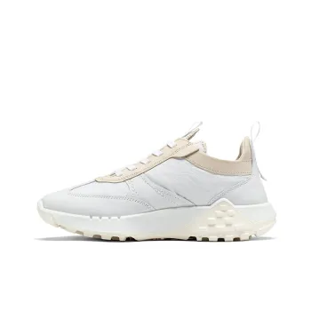 Ecco Cushioning Anti Slip And Wear Resistant Coverage Low Top Running Shoes Women's White Vintage Comfortable