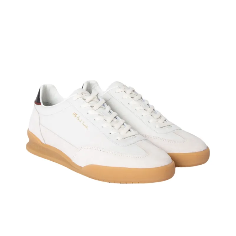 Paul Smith Low Top Stylish Skateboarding Shoes Men's White-3