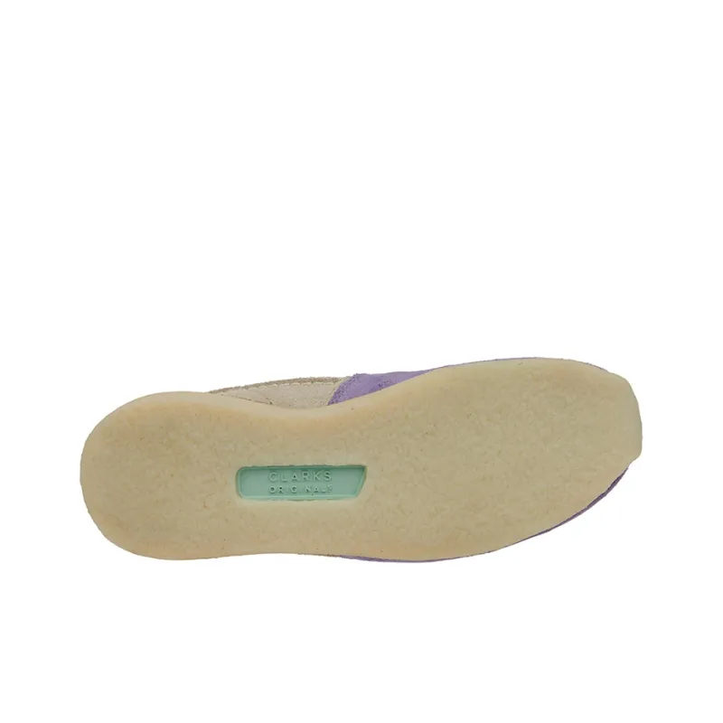 Clarks Originals Low Top Running Shoes Women's Purple Gray-5