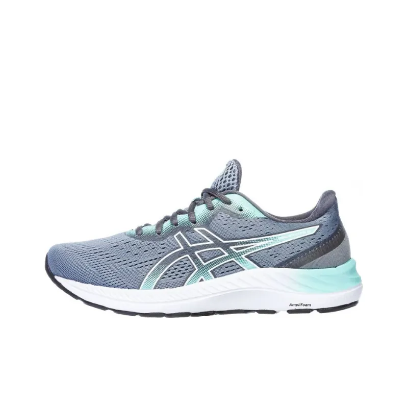 Asics Gel-Excite 8 Anti-Slip And Wear-Resistant Breathable Low-Top Running Shoes Women's Gray Green-0