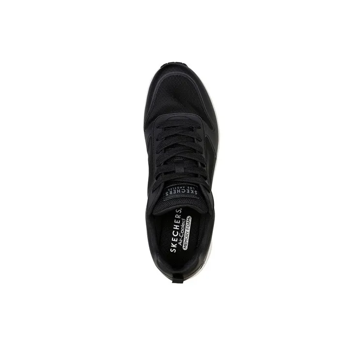 Skechers Uno Sol Cushioning Wear Resistant Low Top Casual Shoes Men's Black-2