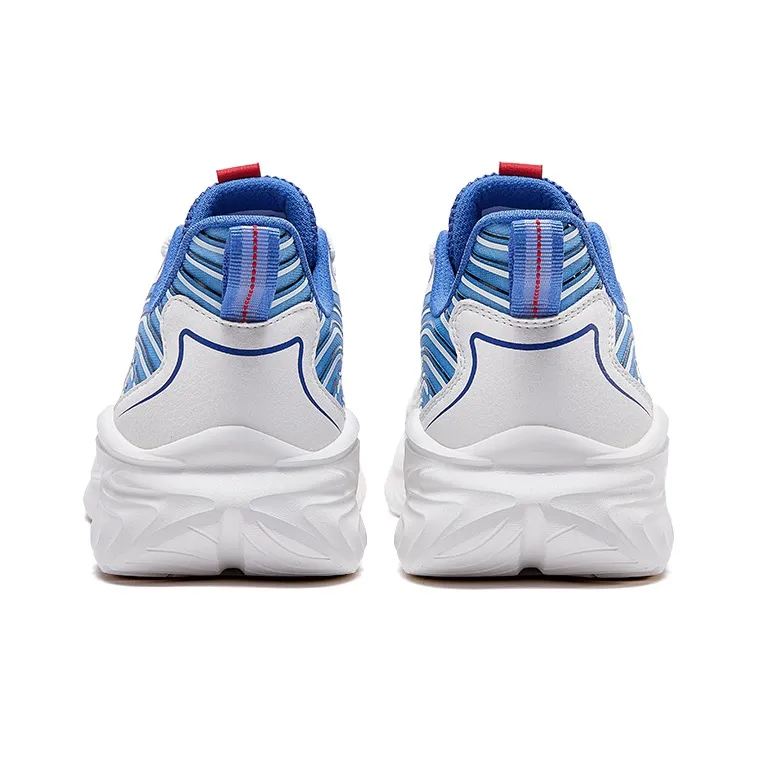 XTEP Abrasion Resistant, Breathable, Lightweight Low Top Running Shoes Men's Blue White-3