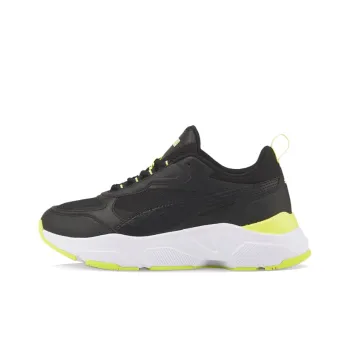 PUMA Cassia Cushioned Wear-Resistant Lightweight Low-Top Casual Shoes Women's Black Green
