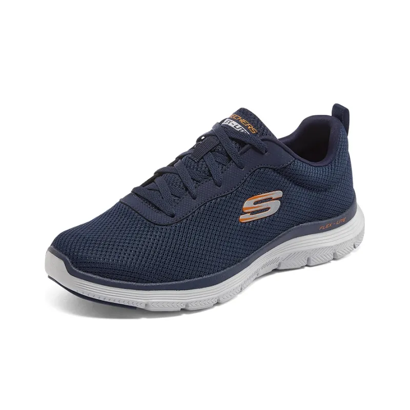 Skechers Flex Advantage 4.0 Cushioning Anti-Slip And Wear-Resistant Low-Top Casual Shoes Men's Blue-2
