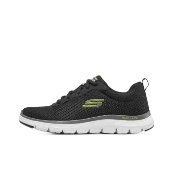 Skechers Flex Advantage 4.0 Cushioning Anti Slip And Wear Resistant Low Top Casual Shoes Men's Black