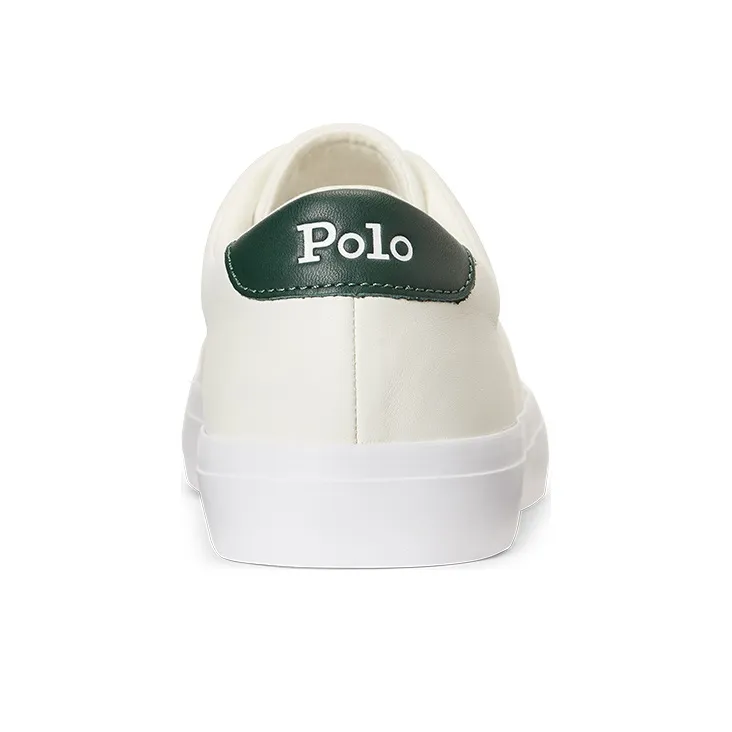 Polo Ralph Lauren Longwood Low-Top Skateboard Shoes Men's White-4